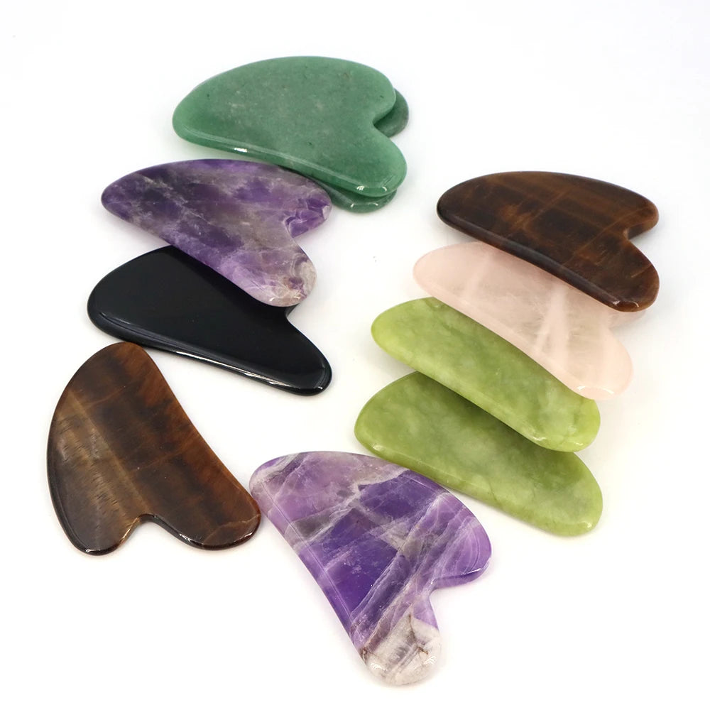Rose Quartz & Amethyst Gua Sha Massage Board