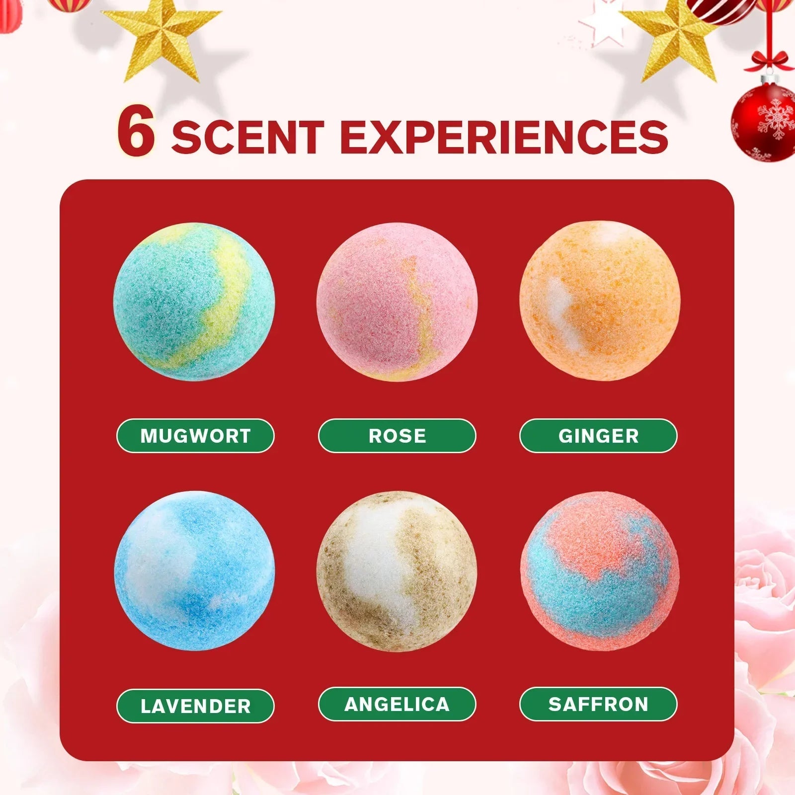 Sea Salt Bath Bomb Gift Set – 12 Pcs Foot Spa
