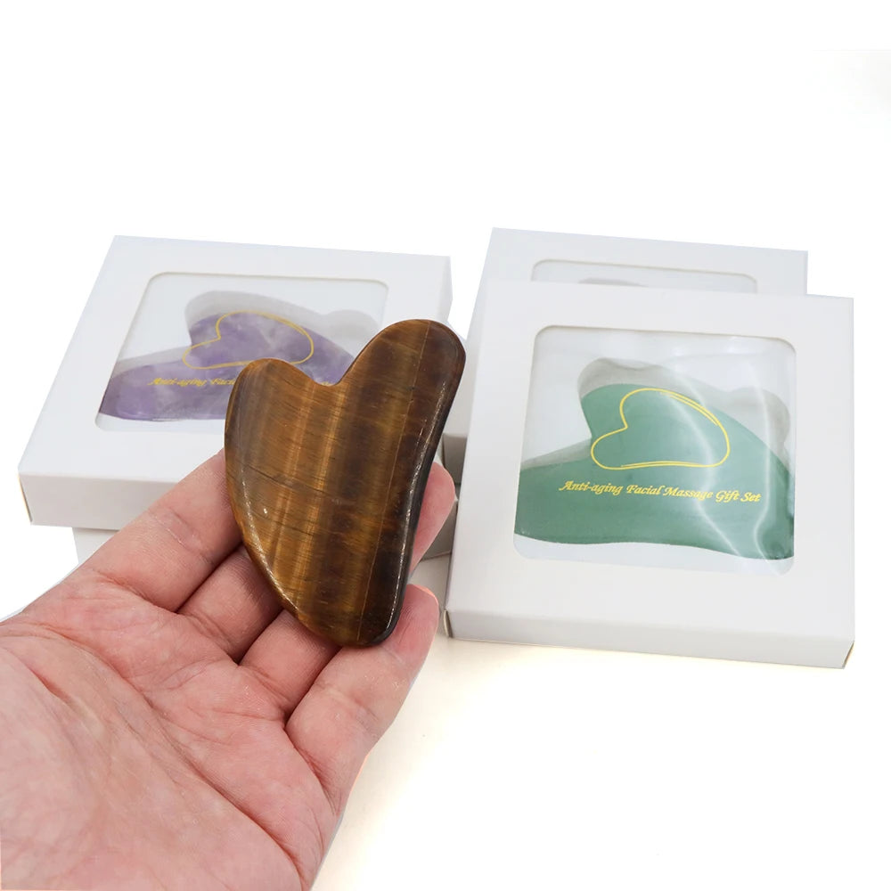 Rose Quartz & Amethyst Gua Sha Massage Board