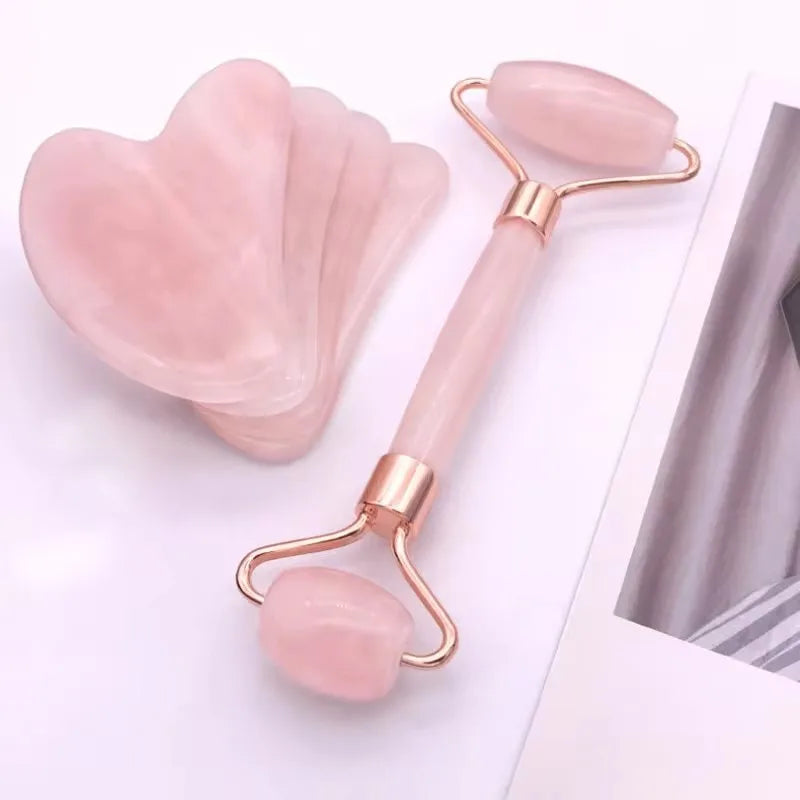 Gua Sha & Jade Roller Skincare Set