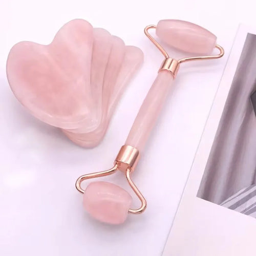 Gua Sha & Jade Roller Skincare Set