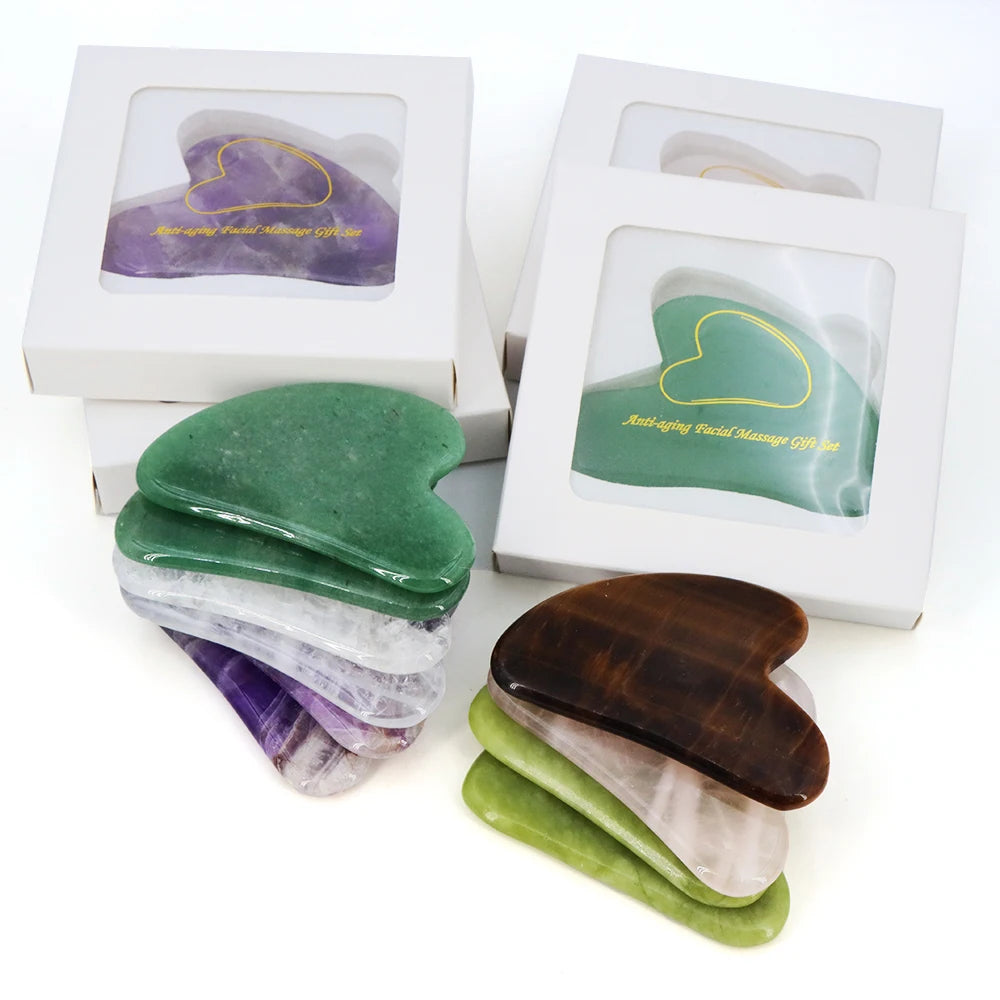 Rose Quartz & Amethyst Gua Sha Massage Board