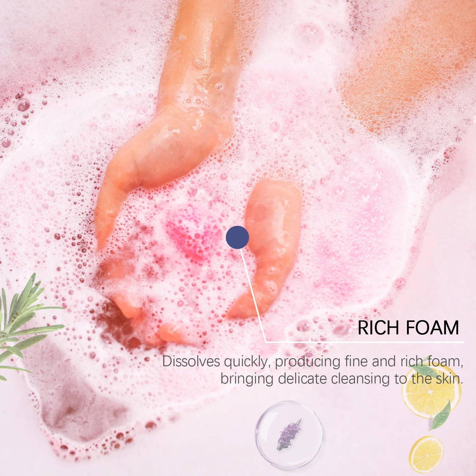 Floral Aromatherapy Spa Bath Bomb