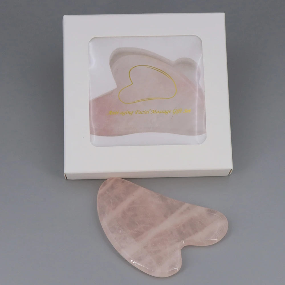 Rose Quartz & Amethyst Gua Sha Massage Board