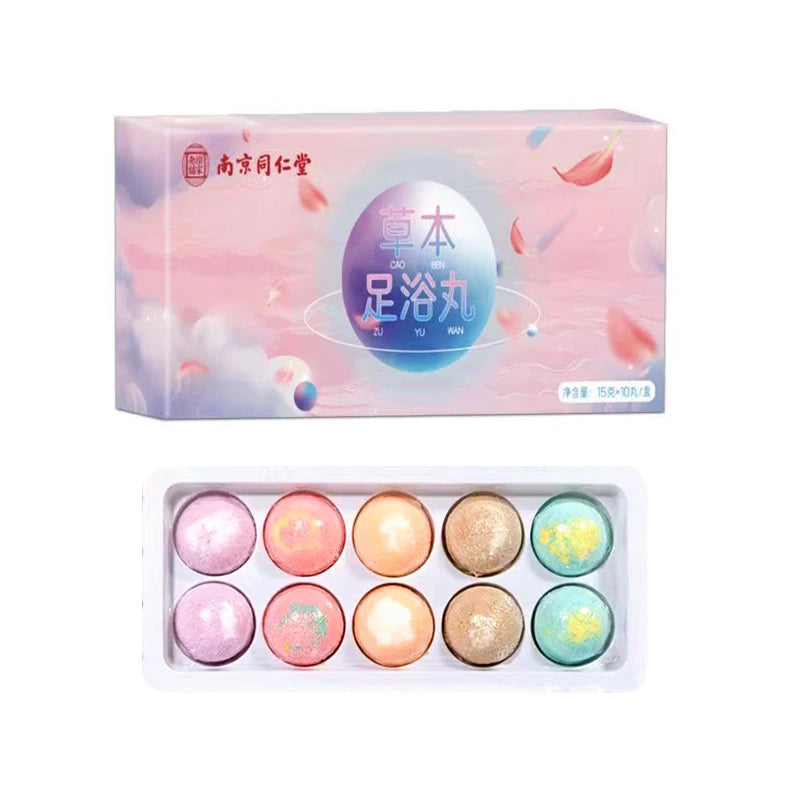 Aromatherapy Bath Salt Bomb Set – 10 Pack