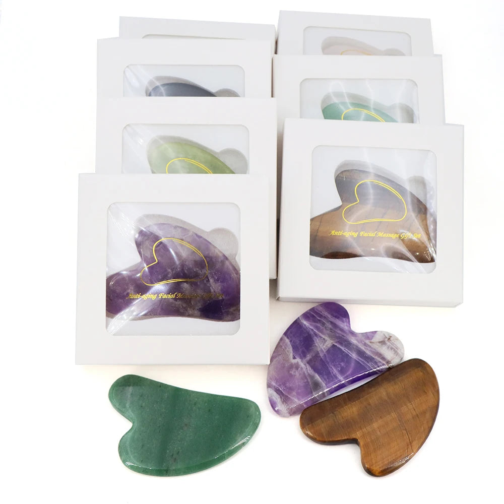 Rose Quartz & Amethyst Gua Sha Massage Board